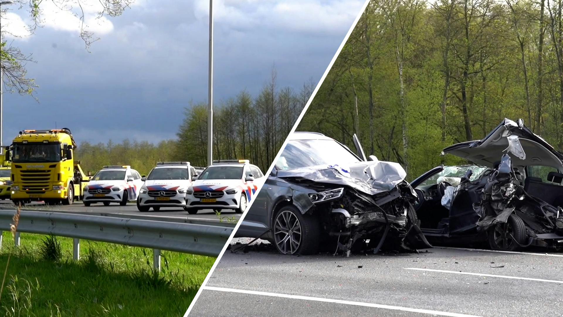 Ernstig Ongeluk Op A50 Bij Epe; Twee Personen Gewond